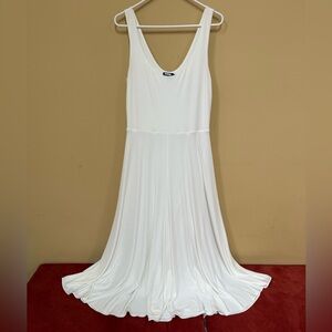 Elegant White Polo Dress